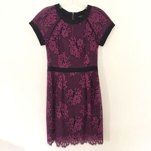 NANETTE LEPORE Cocktail Party Dress with Lace Sz 2